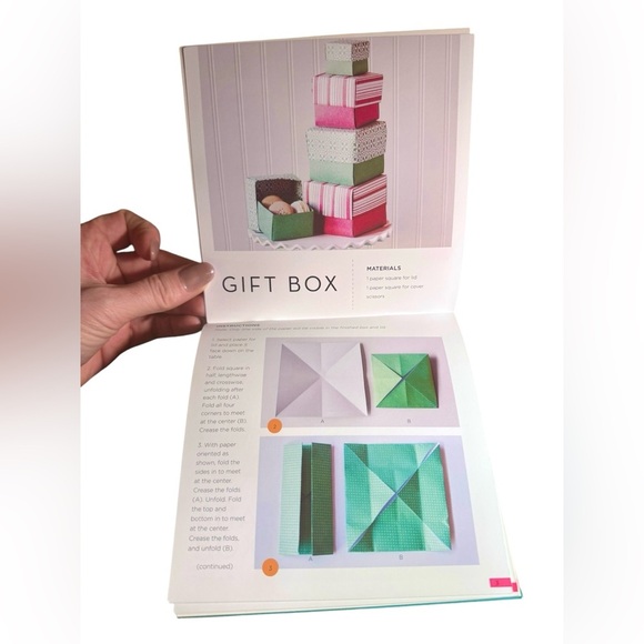 Origami Boxes Super Paper Pack: Folding Instructions and Paper, craft kit - Picture 6 of 8